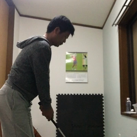 目指せ80切り、13日ゴルフスイング動画の画像