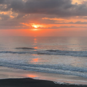 6月2日千葉北、東浪見の朝の波の画像
