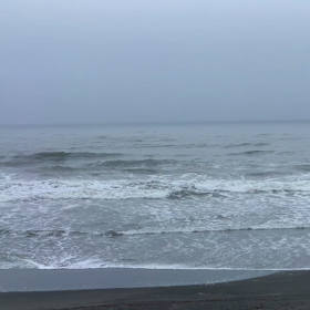 5月21日千葉北、東浪見の朝の波の 画像