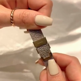 LLOYD シマ ーブライト Apple Watch メッシュストラップ⌚️ バックルの開け方動画の画像