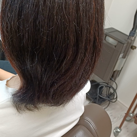 天然100%ヘナ2度染め、毎月で髪ツヤツヤの画像