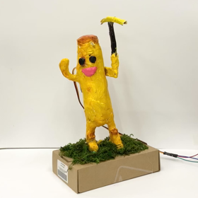 サーボモーターを使った工作の画像