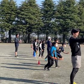 4/1 卒団式　バトン鬼ごっこ⑤の画像