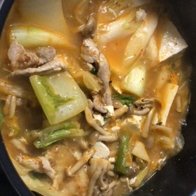 キムチ鍋の画像