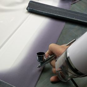 八掛けの色掛け　染料配合の画像