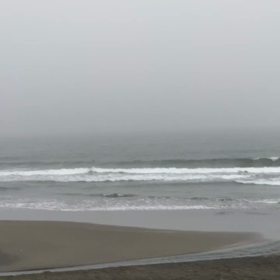 6月14日千葉北、東浪見の朝の波の画像