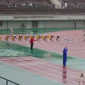 ６年女子100ｍ９組目の画像