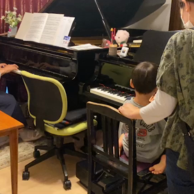 2歳半のいつきくんのレッスン体験の画像