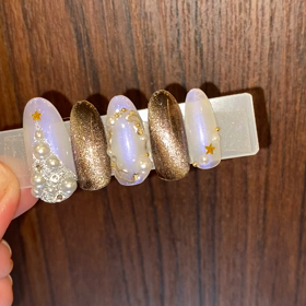 クリスマスネイルの画像