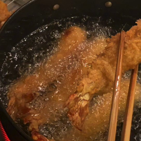 マルシェの訳あり海老フライを自宅で揚げてみました！の画像