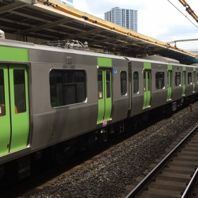 山手線試運転の画像