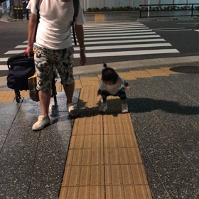 点字ブロックの画像