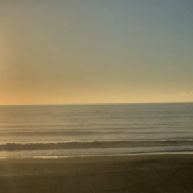 8月30日千葉北、東浪見の朝の波の画像