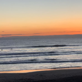 12月26日千葉北、東浪見の朝の波の画像