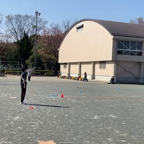 先輩の走り(石井さん)の画像