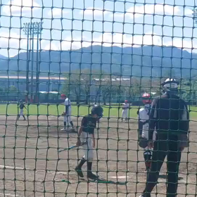 孫の野球の画像