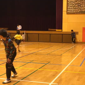 川越小練習 バトン練③の画像