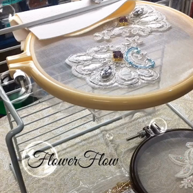 同時進行でビーズ刺繍する時に便利なもの&スマホの誘惑を断つ工夫の画像