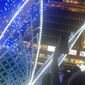 博多駅イルミ点灯式の画像