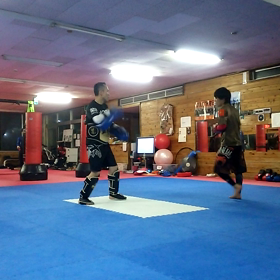 テコンドーとキックボクシング！の画像