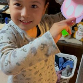 カバさんの歯ブラシの画像