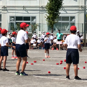 華、運動会、玉入れの画像