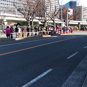 マラソンのサポーターの画像