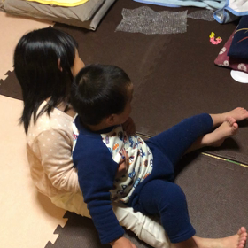 仲良い2人の画像