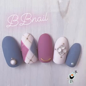 アーガイルネイルの画像