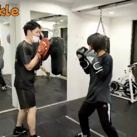 みんな大好きミット打ち♪の画像