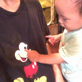 うたくんミッキーを分かってるのね！！の画像