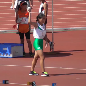 女子コンバインドB ジャベリックボール投げの画像