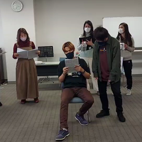 出演予定のミュージカル練習の画像