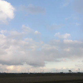 360度 ふわふわ雲の画像