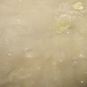 スープの状態グッド！の画像