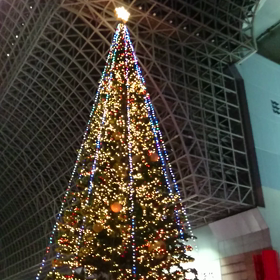 京都のクリスマスツリーの画像