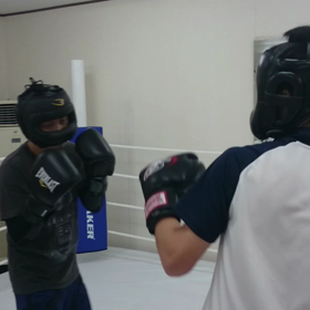 本日のスパーリングは！の画像