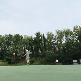 朝の横乗りスケート2の画像