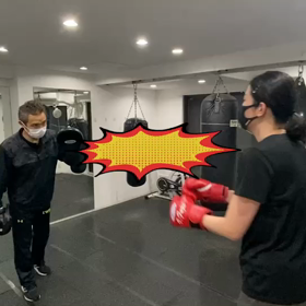 とってもハードなミット打ち動画♪の画像