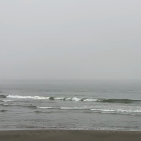 7月21日千葉北、東浪見の朝の波の画像