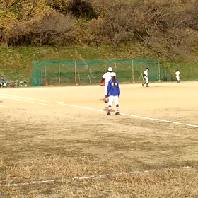 試合納め⚾の画像