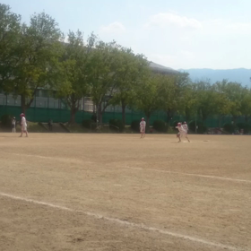 たまには守備の動画をUPの画像