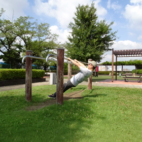 ステップ２：ホリゾンタル・プルをやってみようの画像