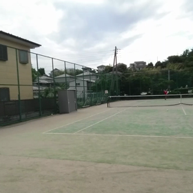 シングルスの練習の画像