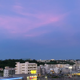 沖縄(北谷)　夜の海の画像