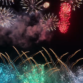 10000発の花火の画像