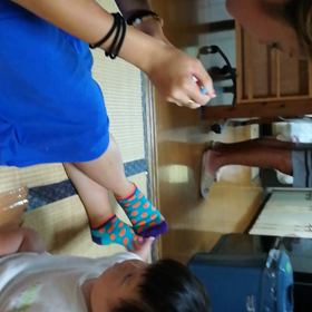 彩乃先生赤ちゃんのお世話初めてする♥️の画像