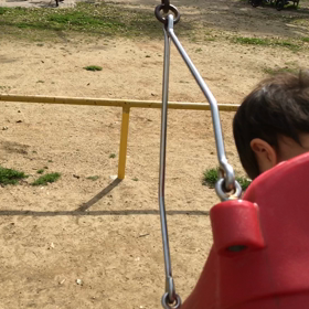 自転車と交通マナー訓練の画像