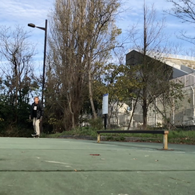 今日のオイラの横乗りはスケート　　その2 今朝のオイラの画像