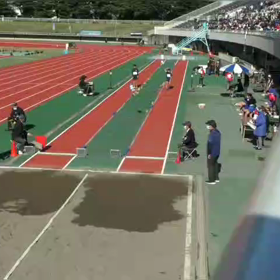 女子走り幅跳び予選①の画像